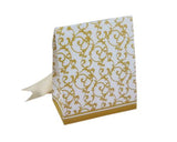 Classic Damask Wedding Candy Boxes with Ribbons