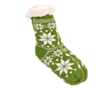 Women Fluffy Fleece Lined Socks Christmas Socks