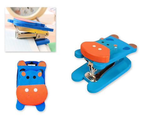 Wooden Desktop Mini Stapler Office Book Sewer - Hippo