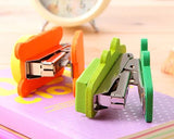 Wooden Desktop Mini Stapler Office Book Sewer - Pig