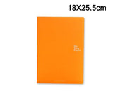 7 x 9 Inches 46 Pages Writing Composition Notebook Memo Book - Orange