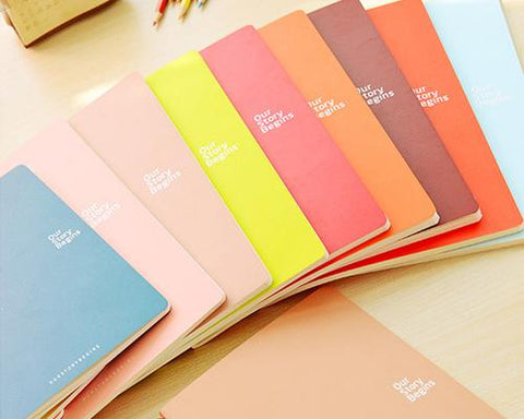 7 x 9 Inches 46 Pages Writing Composition Notebook Memo Book - Yellow