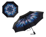 Flower Pattern Compact Travel UV Protection Umbrella