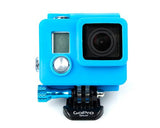 GoPro Silicone Case Cover for Hero 3+ / Hero 3 Plus Camera - Blue