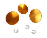 GoPro Aluminum Button Set for Hero 3+ Camera Housing - Gold