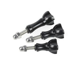 GoPro Stainless Knob Screw Bolt Nut Set for All Hero Cameras - Black