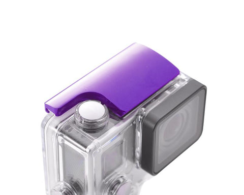 GoPro Aluminum Snap Latch Waterproof Housing Lock for Hero 3+/4-Purple