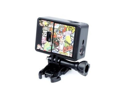 GoPro Border Standard Frame Mount for Hero 3 / 3+ / 4 Camera - Black