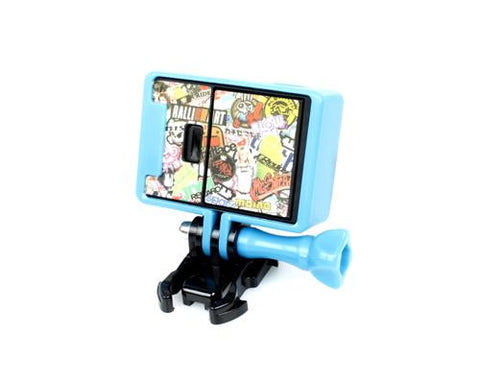 GoPro Border Standard Frame Mount for Hero 3 / 3+ / 4 Camera - Blue