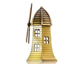 Metallic Holland Windmill Model Decoration