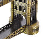 Metallic London Tower Bridge Model Statue Decoration