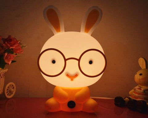 Cute Cartoon Nursery Night Light-Yellow Rabbit