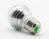 3W E27 Multiple Color LED Light Bulb with Wireless Remote Control