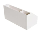 4 Compartments Cosmetic Home Essentials Organizer Storage Box - White