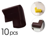 10 Pcs Child Furniture Safety Corner Guards- Brown