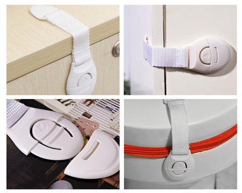 10 Pcs Children Safety Lock for Doors and Drawers