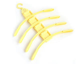 Multi Non-slip Detachable Tiers Space Saver Hanger Rack - Yellow