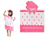 1.2 meters Cartoon Bathrobe Cloak for Kids