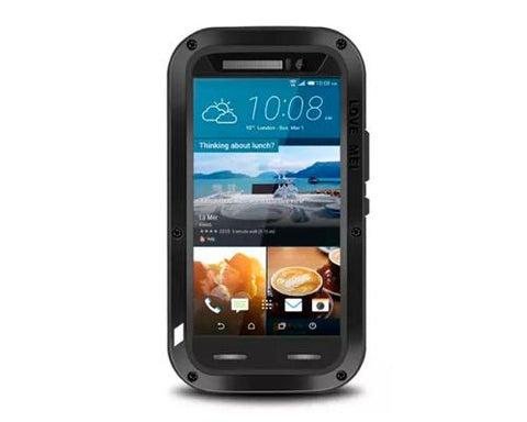 Waterproof Series HTC One M9 Metal Case - Black