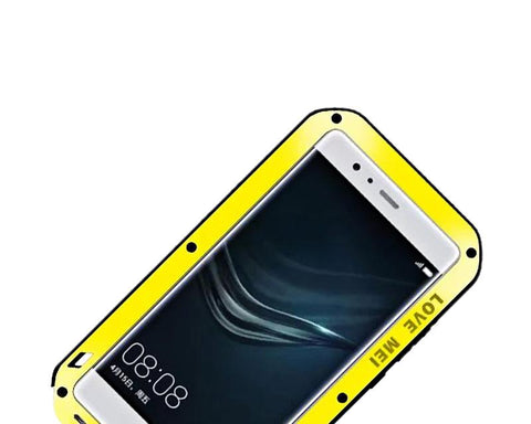 Waterproof Series Huawei P9 Metal Case - Yellow