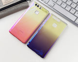 Gradient Color Series Huawei P9 Hard Case - Purple, Blue &amp; Yellow