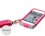 Eternal Series iPhone 5C Leather Case - Magenta