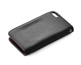 Wallet Series iPhone 5 and 5S Flip Leather Case - Black