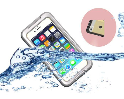 Waterproof Series iPhone 6 Plus and 6S Plus PC Case - White