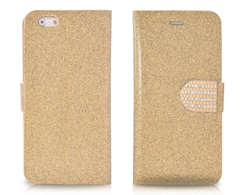 Twinkle Series iPhone 6 Flip Leather Case (4.7 inches) - Gold