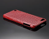 Krokodil Series iPod Touch 5 Leather Case - Red