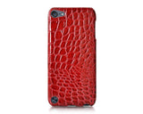 Krokodil Series iPod Touch 5 Leather Case - Red