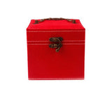 Retro Multi-purpose Three-tier Jewelry Box - Red