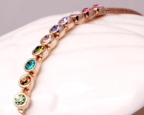 Rainbow Crystal Bracelet