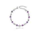 Little Star Purple Crystal Bracelet