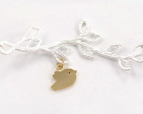 Chic Leaves Silver Bracelet