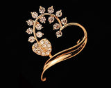 My Sweet Heart Crystal Brooch Pin