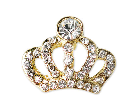 The Royal Crown Crystal Brooch Pin