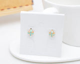 Stylish Cross Stud Earrings for Women Girls