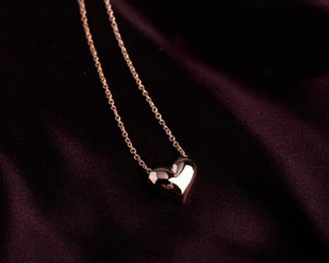 18K Gold Plated Adorable Mini Heart Necklace