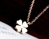 Golden Four-leaf Clover Necklace