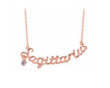 Constellation Sagittarius Crystal Necklace