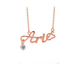 Constellation Aries Crystal Necklace