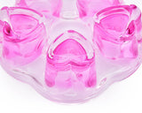 Heart Shaped Glass Teapot Warmer