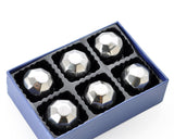 Stainless Steel Whiskey Rocks Stones Wine Beer Chillers -Diamond Blue