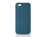 Odoyo SharkSkin Series iPhone 5 and 5S Silicone Case - Navy Blue