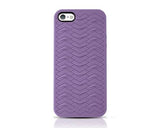 Odoyo SharkSkin Series iPhone 5 and 5S Silicone Case - Grape Purple