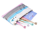 Funny Cats Stationery Set with Pencil Case, Pens and Sticky Notes - C