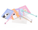 Funny Cats Stationery Set with Pencil Case, Pens and Sticky Notes - C