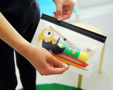 Mustache Stationery Set with Pencil Case, Pens and Sticky Notes