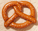 Giant Pretzel Inflatable Pool Float - Brown